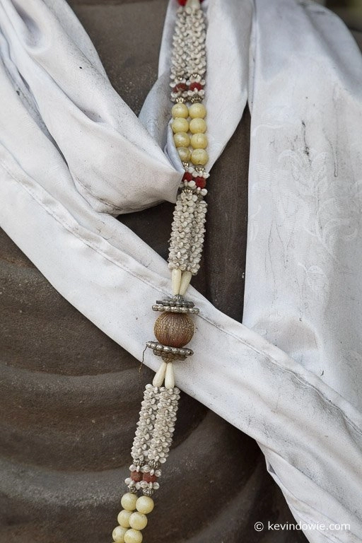 Adornments for statue, Ubud, Bali.