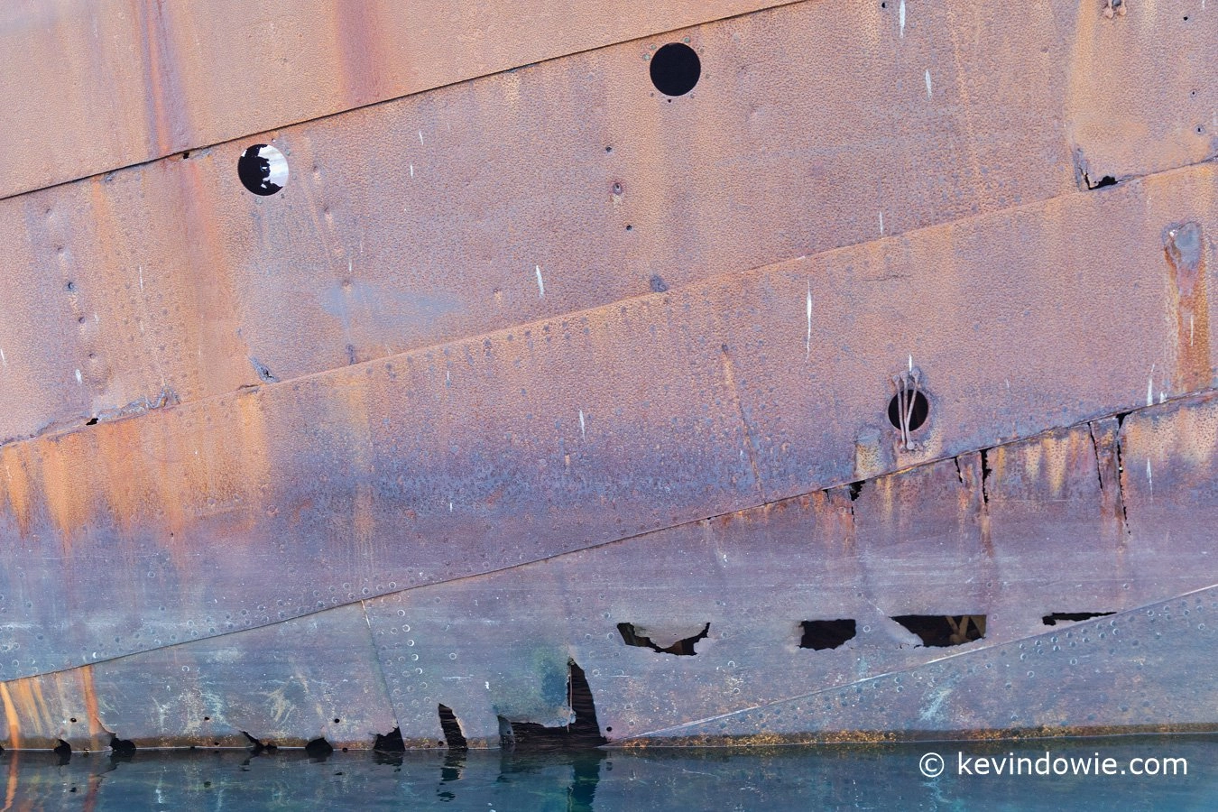 Rusting away, Antarctica.