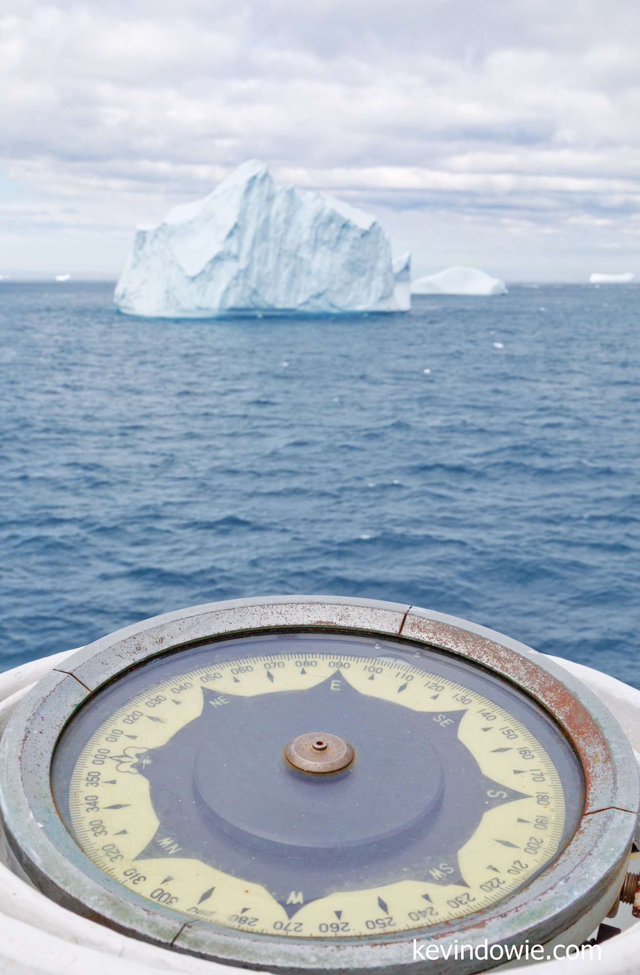 Compass and iceberg