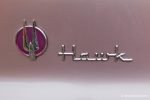 Hawk motor car decal.