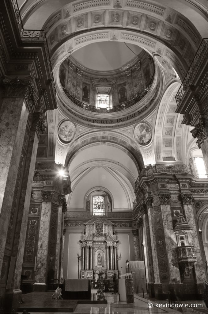 Interior, Metropolitan Cathedral, Buenos Aires.